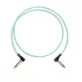 MyVolts Candycords Pedal Cable 6.35mm Angled Jack 35cm Mint Green
