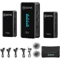 Boya By-xm6-s2 Mini Trådløst Mikrofonsystem
