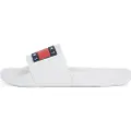 Tommy Hilfiger Tommy Jeanstil kvinder. EN0EN02115 Flip-flops med hvidt logo (41), Fast, Ingen, Casual, Badetøj