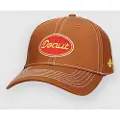 Donut Oval Script Kasket brun