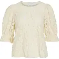 Vila Blonde Top Med Korte Ærmer