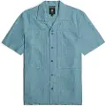 G-Star G-Startil mænd. D26190-D914-H052 Workwear Resort Regular skjorte blå (XL), Casual, Bomuld, Korte ærmer