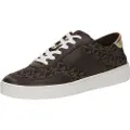 Michael Kors Michael Korstil kvinder. 43T5KCFS5L Kaycee brune læder-sneakers (38.5), Fast, Blonder, Casual