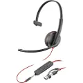 Poly Blackwire 3215 Voip-hovedtelefoner