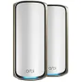 Netgear Orbi 970 Series RBE972S - Wi-Fi system - Wi-Fi 7 - desktop - Mesh router 802.11a/b/g/n/ac/ax/be (Wi-Fi 7)