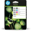HP 924 / 6C3Z1NE - 4-Pack (Black Yellow Cyan Magenta) Ink - Blækpatron Cyan
