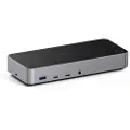 Satechi Triple 4k Display Ledningsført Dock Sort, Sølv Usb Type-c