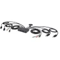 StarTech.com 2-port Dual-display Displayport Kvm Switch 4k Integrerede 1,5 M Kabler