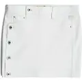 G-Star G-Startil kvinder. D26012-C106-G377 Miniskirt med gennemgående knapper, hvid (31), Casual, Økologisk bomuld, Bæredygtig