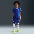 Nike Chelsea FC 2025/26 Stadium Home Nike Football Replica-sæt i tre dele til mindre børn - blå