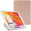 Pipetto iPad 10.2" Metallic Origami case with TPU back - Rose Gold