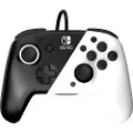 PDP Faceoff Deluxe+ Audio Wired Controller - Black/White - Wired Controller - Nintendo Switch