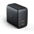 Aukey Duo 65w Usb-c Vægoplader