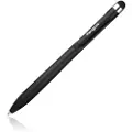 Targus Antimicrobial 2-in-1 Stylus & Pen For Smartphones And Touchscreens Sølv, Sort