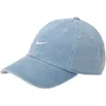 Nike Ustruktureret Nike Club-kasket i denim - blå