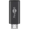 Goobay Micro-USB to USB-C adapter- grey
