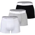 Gant Ganttil mænd. 900003333 Sæt 3 basic boxershorts hvid, sort (XXL), Afslappet, Bomuld