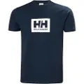 Helly Hansen Helly Hansentil mænd. 54597 T-shirt Box 2.0 marineblå (M), Casual, Sport, Bomuld, Korte ærmer