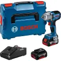 Bosch Gds18v-450hc+2x5.0ah+gal18v-40+l-boxx Slagskruetrækker