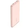 Belkin 10K Power Bank w/USB-C 15W - Rose Gold Powerbank - Pink - 10000 mAh