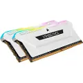 Corsair Vengeance RGB PRO SL DDR4-3200 - 32GB - CL16 - Dual Channel (2 pcs) - Intel XMP - Hvid med RGB