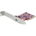StarTech.com USB 3.2 Gen 2x2 PCIe Card - USB-C 20Gbps PCI Express 3.0 x4 Controller - USB Type-C Add-On PCIe Expansion Card -Windows/Linux - USB adapter - PCIe 3.0 x4 - USB-C 3.2 Gen 2x2 x 1