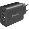 Logilink Usb-a-og Usb-c-vægoplader 27w