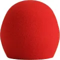 Shure A58WS Foam Windscreen for Ball Type Microphone Red