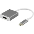 Deltaco USB-C - HDMI, rumgrå USBC-HDMI9 Modsvarer: N/A