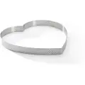 De Buyer Bagering 22 cm, hjerteformet, rustfrit stål, de Buyer