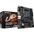 Gigabyte A520M S2H Bundkort - AMD A520 - AMD AM4 socket - DDR4 RAM - Micro-ATX