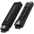 Apricorn Ask3-nxc-8gb Usb-nøgle Usb Type-c 3.2 Gen 1 (3.1 Gen 1) Sort 8gb Usb Type-c Sort