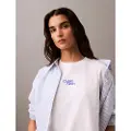 Calvin Klein Jeans Flocked Logo T-shirt Med Korte ærmer