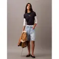 Calvin Klein Jeans Flocked Logo T-shirt Med Korte ærmer