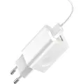 Baseus Enkelt USB Hurtig Rejseoplader CCALL-BX02 - 24W - Hvid