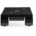 Nedis Ergonomisk Stativ Med 4xusb 3.0 Sort