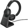 Jabra Evolve2 65 Med Ladestander Usb Type-c Microsoft Teams Sort