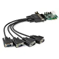 StarTech.com Pcie 4-ports Rs232 Pci-e-udvidelseskort