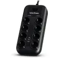 Cyberpower Professional 8 Schuko 2 Usb Surge Protector Forlængerledning