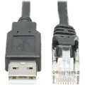 Tripp Lite Cisco Compatible Usb-a To Rj45 Rollover Console Cable 1.8m Rj-45 Usb 2.0 Type-a