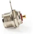 Nedis Pl259-stik Lige Hun Nikkelbelagt 75 Ohm Chassis Kabelindgang Metal 5 Mm