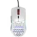 Glorious Model O - Matte White - Gaming Mus - Optisk - 6 knapper - Hvid med RGB-LED lys