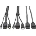 Tripp Lite Dual Displayport Kvm Cable Kit 1.8m