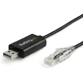 StarTech.com Icusbrollovr Kabel Kønsskifter Rj-45 Usb 2.0 Type-a Sort Rj-45 Usb 2.0 Type-a