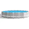 Intex Prism Ø 549x122 Cm Stål Rundt Overjordisk Pool
