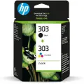 HP 303 Blækpatron Multipack BK + CMY 3YM92AE Modsvarer: N/A