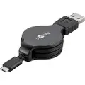 Goobay Sammentrækkeligt USB 2.0 / USB 3.1 Type-C Kabel - Sort