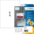 Herma Transparent film labels matt A4 210 x 297 mm weatherproof permanent adhesion