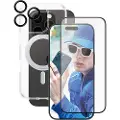 PanzerGlass Feature 3-in-1 Ceramic Bundle iPhone 16 Pro