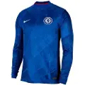 Nike Langærmet Chelsea FC 2025/26 Stadium Home Nike Dri-FIT Replica-fodboldspillertrøje til mænd - blå